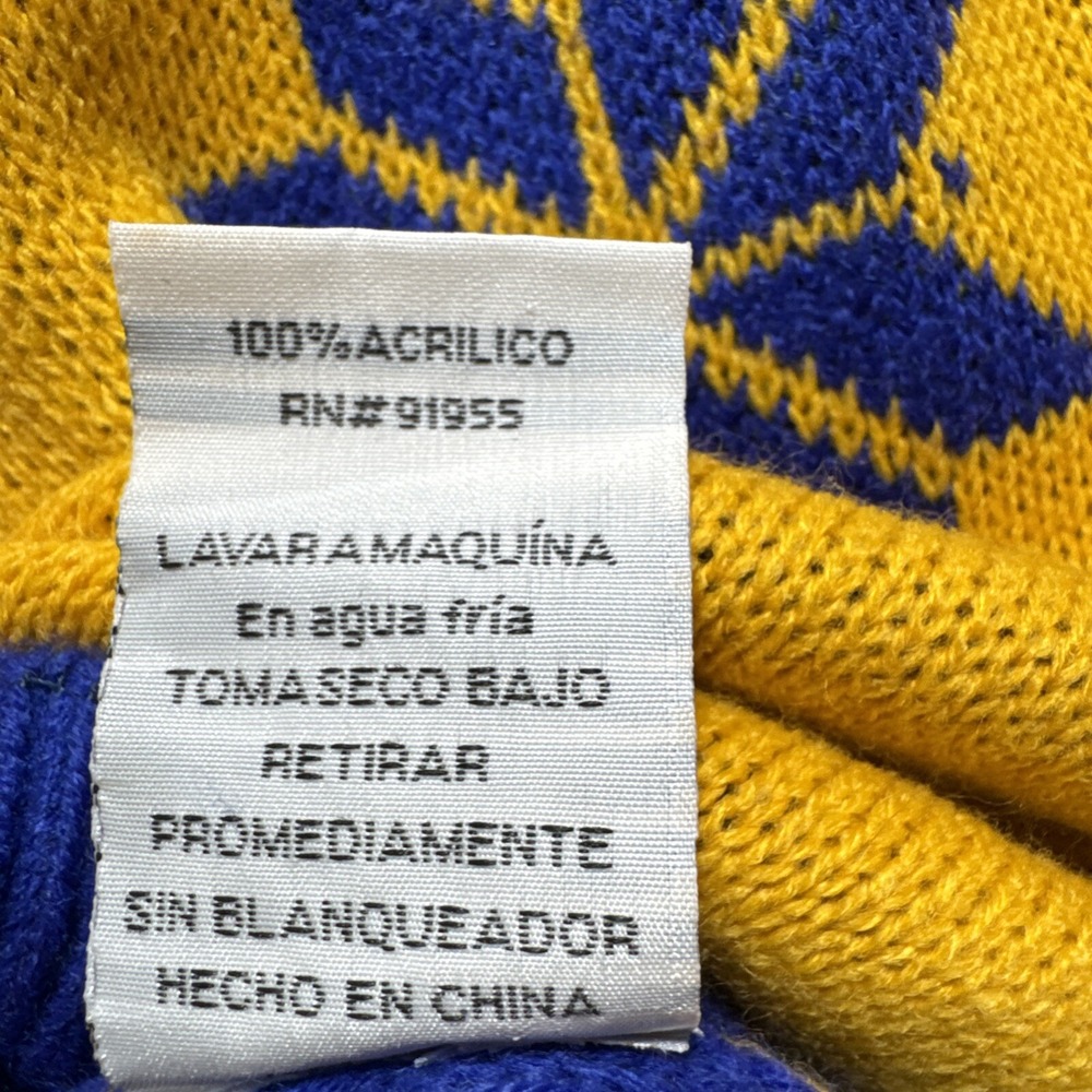 Golden State Warriors Sweater Men Large Logo Dub Nation Christmas Ugly Oak Town - Picture 9 of 9